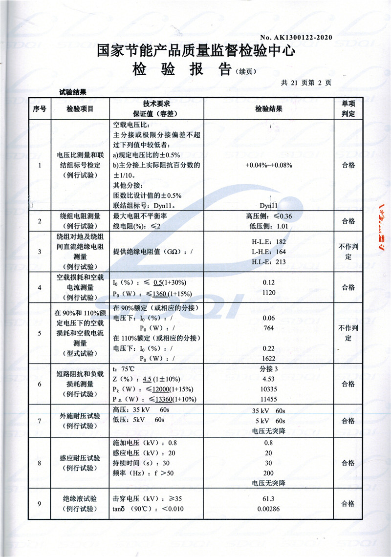 高低压试验报告-S11-1250温江温江温江油浸式变压器-2.jpg